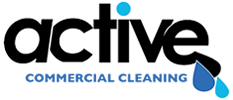 Active Commercial Cleaning print logo